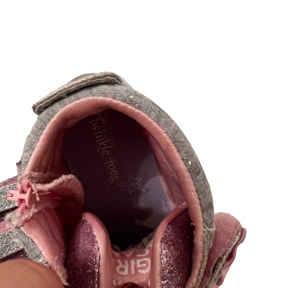 Skechers Twinkle Toes Toddler Girls Size 10 - Picture 10 of 10